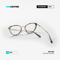[B171] Gọng kính cận mắt mèo nữ chất liệu nhựa phối kim loại chống gỉ by Eye Center Vietnam