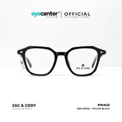 [A46] Gọng kính cận nam nữ Wald chính hãng ZAC & CODY lõi thép chống gãy  ZC CH2806 A46 by Eye Center Vietnam