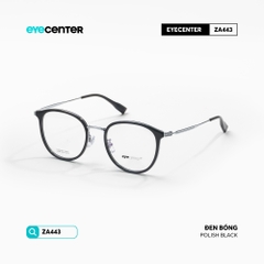 [ZA443] Gọng kính cận nữ chất liệu nhựa phối Titanium chống gỉ siêu nhẹ by Eye Center Vietnam