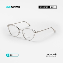 [B171] Gọng kính cận mắt mèo nữ chất liệu nhựa phối kim loại chống gỉ by Eye Center Vietnam