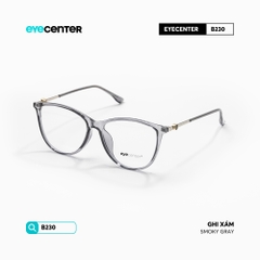[B230] Gọng kính cận nữ mắt mèo chất  liệu nhựa phối kim loại chống gỉ by Eye Center Vietnam