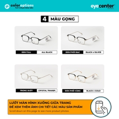 [A119] Gọng kính cận chính hãng ZAC & CODY kim loại chống gỉ 21102 by Eye Center Vietnam