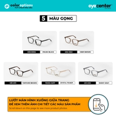 [A64] Gọng kính cận nam nữ chính hãng ZAC&CODY lõi thép chống gãy cao cấp ZC A2139 by Eye Center Vietnam