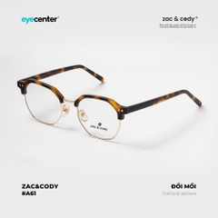 [A61] Gọng kính cận nam nữ chính hãng ZAC & CODY lõi thép chống gãy nhiều màu thời trang ZC 2153 A61 by Eye Center Vietnam