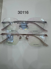 [A516] Gọng kính cận không viền nam nữ Titanium siêu nhẹ chống gỉ by Eye Center Vietnam