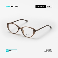 [B174] Gọng kính cận mắt mèo nữ chất liệu nhựa phối kim loại chống gỉ by Eye Center Vietnam