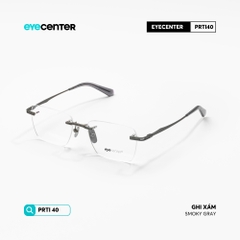 [PRTI40] Gọng kính cận nam nữ không viền chất  liệu Titanium siêu bền chống gỉ by Eye Center Viettnam