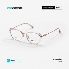 [VA413] Gọng kính cận mắt mèo nữ chất liệu nhựa phối kim loại chống gỉ by Eye Center Vietnam