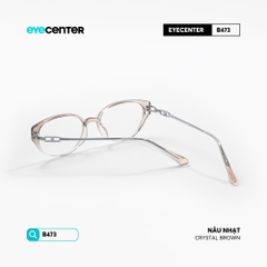 [B473] Gọng kính cận mắt mèo nữ chất liệu nhựa phối kim loại chống gỉ by Eye Center Vietnam