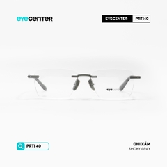 [PRTI40] Gọng kính cận nam nữ không viền chất  liệu Titanium siêu bền chống gỉ by Eye Center Viettnam