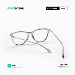 [B230] Gọng kính cận nữ mắt mèo chất  liệu nhựa phối kim loại chống gỉ by Eye Center Vietnam