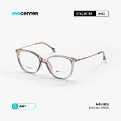 [VA423] Gọng kính cận mắt mèo nữ chất liệu nhựa phối kim loại chống gỉ by Eye Center Vietnam