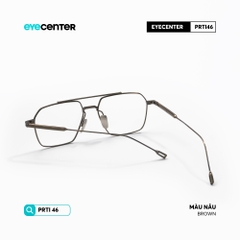 [PRTI 46] Gọng kính cận nam nữ chất liệu Titanium siêu nhẹ chống gỉ  by Eye Center Vietnam