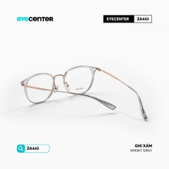 [ZA443] Gọng kính cận nữ chất liệu nhựa phối Titanium chống gỉ siêu nhẹ by Eye Center Vietnam
