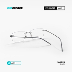 [ZA441] Gọng kính cận nam nữ không viền TITANIUM siêu nhẹ chống gỉ by Eye Center Vietnam