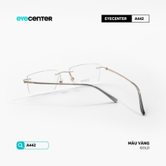 [ZA442] Gọng kính cận không viền nam nữ TITANIUM siêu nhẹ chống gỉ by Eye Center Vietnam