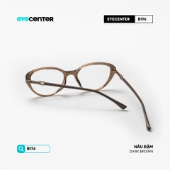 [B174] Gọng kính cận mắt mèo nữ chất liệu nhựa phối kim loại chống gỉ by Eye Center Vietnam