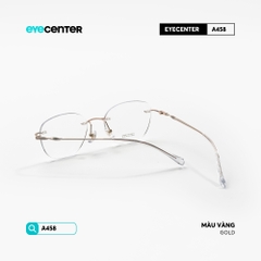[A458] Gọng kính cận không viền TITANIUM siêu nhẹ chống gỉ by Eye Center Vietnam