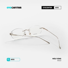 [A512] Gọng kính cận không viền nam nữ Titanium siêu nhẹ chống gỉ by Eye Center Vietnam