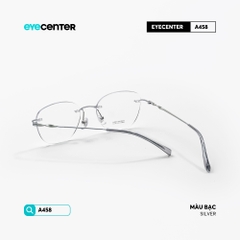 [A458] Gọng kính cận không viền TITANIUM siêu nhẹ chống gỉ by Eye Center Vietnam