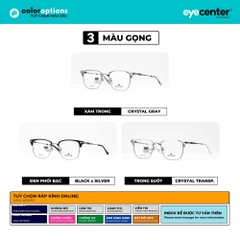 [A11] Gọng kính cận nam nữ CLEO chính hãng ZAC & CODY  kim loại chống gỉ  ZC K0002 A11 by Eye Center Vietnam