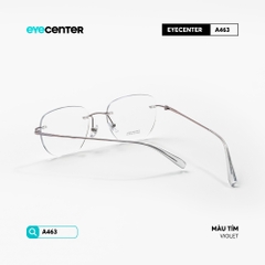 [VA463] Gọng kính cận khoan nam nữ chất liệu Titanium siêu nhẹ chống gãy by Eye Center Vietnam