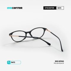 [B472] Gọng kính cận mắt mèo nữ chất liệu nhựa phối kim loại chống gỉ by Eye Center Vietnam