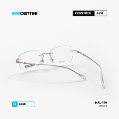 [A458] Gọng kính cận không viền TITANIUM siêu nhẹ chống gỉ by Eye Center Vietnam