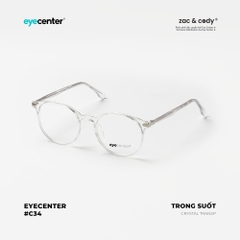 [C34] Gọng kính cận nữ chính hãng EYECENTER lõi thép chống gãy 8304 by Eye Center Vietnam