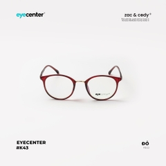 [K43]Gọng kính cận nữ chính hãng EYECENTER nhựa dẻo chống gãy siêu nhẹ  EK 520 by Eye Center Vietnam