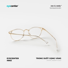 [B62][90029 -22007] Gọng kính cận nữ chính hãng dáng mắt mèo kim loại chống gỉ cao cấp original.62 ZC 90029 by Eye Center Vietnam