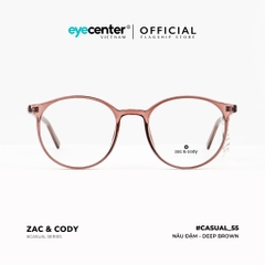 [C55] Gọng kính cận nữ chính hãng ZAC & CODY lõi thép chống gãy nhiều màu casual.55 ZC 8243 by Eye Center Vietnam