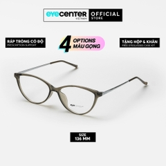 [B177] Gọng kính cận nữ mắt mèo chất liệu nhựa phối kim loại chống gỉ by Eye Center Vietnam