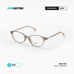 [B472] Gọng kính cận mắt mèo nữ chất liệu nhựa phối kim loại chống gỉ by Eye Center Vietnam