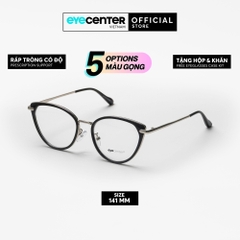 [B171] Gọng kính cận mắt mèo nữ chất liệu nhựa phối kim loại chống gỉ by Eye Center Vietnam