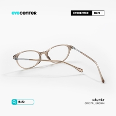 [B472] Gọng kính cận mắt mèo nữ chất liệu nhựa phối kim loại chống gỉ by Eye Center Vietnam
