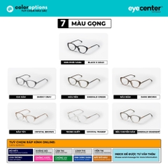 [B174] Gọng kính cận mắt mèo nữ chất liệu nhựa phối kim loại chống gỉ by Eye Center Vietnam