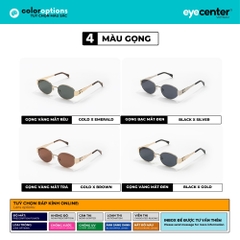 [S129] Kính mát Crystal UV chất liệu kim loại nhiều màu by Eye Center Vietnam