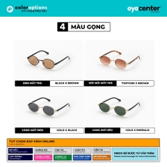 [S131] Kính mát nam nữ  Crystal UV chất liệu kim loại chống gỉ by Eye Center  Vietnam