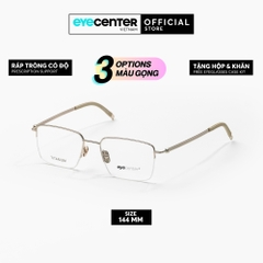 [PRTI 38] Gọng kính cận nam nữ TITANIUM siêu nhẹ chống gỉ by Eye Center Vietnam