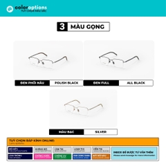 [PRTI 38] Gọng kính cận nam nữ TITANIUM siêu nhẹ chống gỉ by Eye Center Vietnam