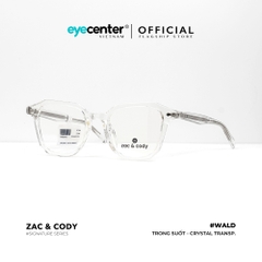 [A46] Gọng kính cận nam nữ Wald chính hãng ZAC & CODY lõi thép chống gãy  ZC CH2806 A46 by Eye Center Vietnam