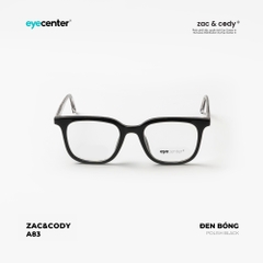 [A83] Gọng kính cận chính hãng ZAC & CODY lõi thép chống gãy 72022 by Eye Center Vietnam