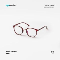 [K43]Gọng kính cận nữ chính hãng EYECENTER nhựa dẻo chống gãy siêu nhẹ  EK 520 by Eye Center Vietnam
