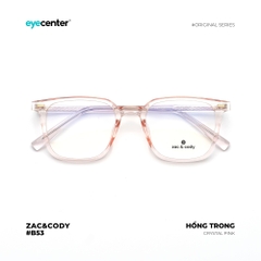 [B53]Gọng kính cận nam nữ chính hãng ZAC & CODY lõi thép chống gãy original.53 ZC 7111 by Eye Center Vietnam