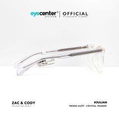 [A4] Gọng kính cận nam nữ Julian chính hãng ZAC & CODY lõi thép chống gãy ZC K9069 A4 by Eye Center Vietnam