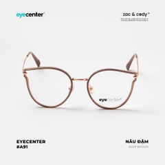 [A91] Gọng kính cận nữ chính hãng ZAC & CODY nhựa phối kim loại 2291 by Eye Center Vietnam