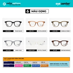 [A68 - GLASSHOLIC - RYAN]Gọng kính cận nam nữ chính hãng ZAC & CODY lõi thép chống gãy cao cấp ZC 9104 - H423 - 8131  by Eye Center Vietnam