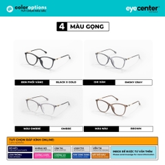 [B230] Gọng kính cận nữ mắt mèo chất  liệu nhựa phối kim loại chống gỉ by Eye Center Vietnam
