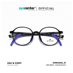 [B51] Gọng kính mắt trẻ em chính hãng ZAC & CODY nhựa dẻo chống gãy siêu nhẹ original.51 ZC TR5115 by Eye Center Vietnam